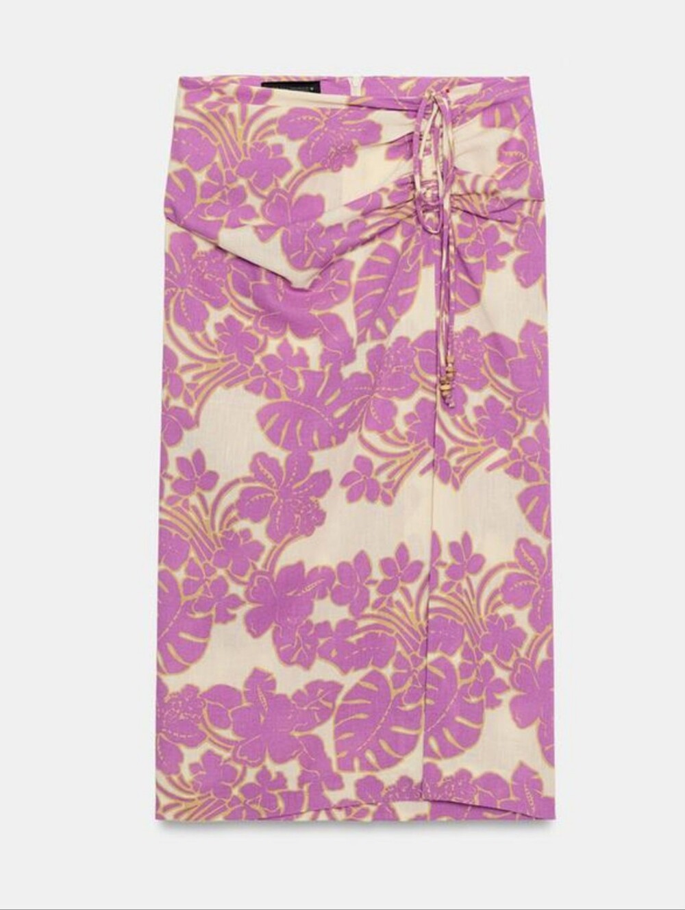 Zara Midi Skirt With Slit Size M